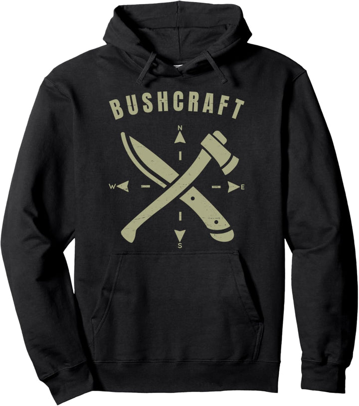 Camping - Bushcraft - Adventure Survival Wilderness - Camper Pullover Hoodie