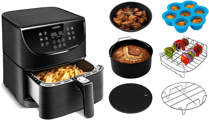 COSORI Heissluftfritteuse XL, Heissluftfriteuse mit 13 Programmen, Airfryer 1,2kg für 1-3 Personen m