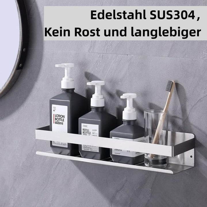 Duschregal Ohne Bohren Badregal Duschablage Wandregal Edelstahl Duschkorb Badezimmer Regal Dusche Ab