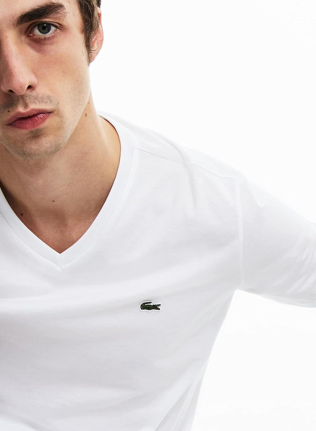 Lacoste Herren T-Shirt XS Blanc, XS Blanc