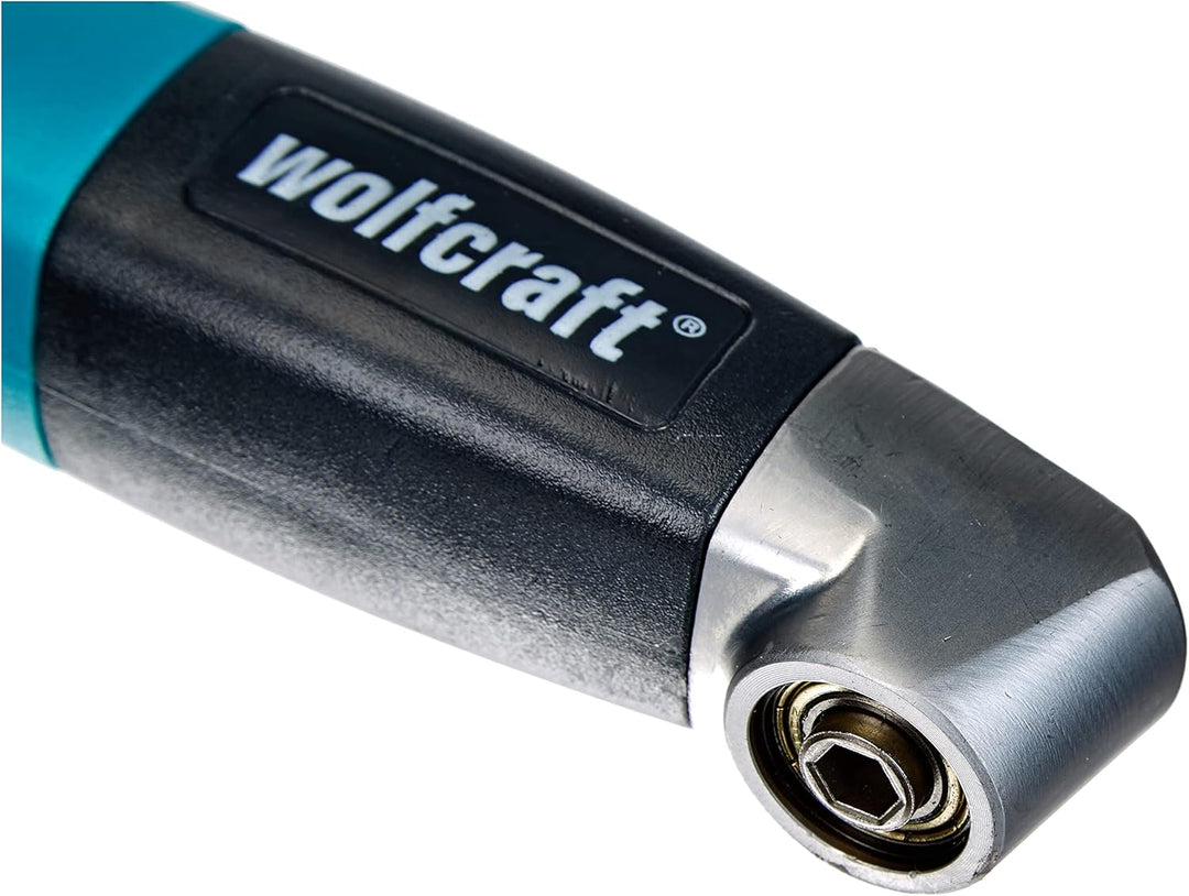 wolfcraft Schubladen-Schrauber-Set, 8-tlg. I 1001000 I Set zum Bohren und Schrauben an schwer zugäng