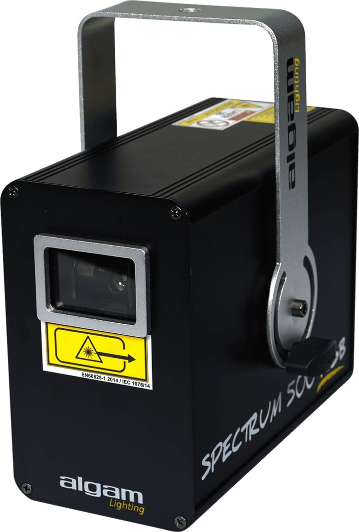 ALGAM LIGHTING - SPECTRUM 500 RGB - Mehrfarbiger Animationslaser 500 mW RGB – Laserklasse 3B – IP20