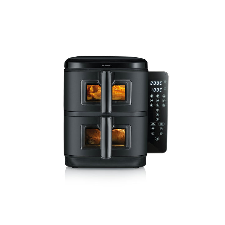 SEVERIN Severin S-Fry Duo Stack Heissluftfritteuse FR 2468