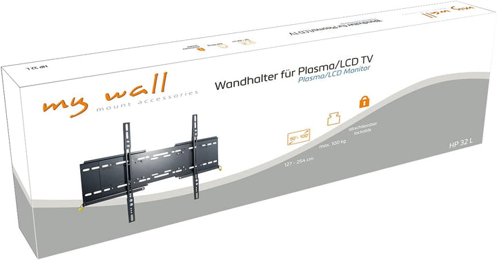 myWall Wall HP32L, 20 Jahre Garantie, Wandhalter für LCD Fernseher 254 cm (100 Zoll)
