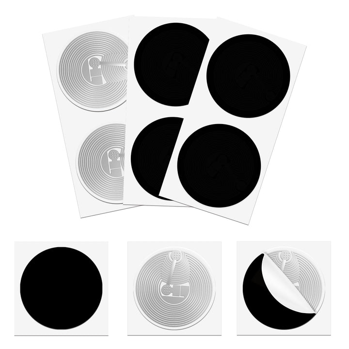 100 Stück NFC Tag Aufkleber, NTAG215 NFC Sticker Schwarz 25mm, 504Byte NFC Tag Wiederbeschreibbar ko