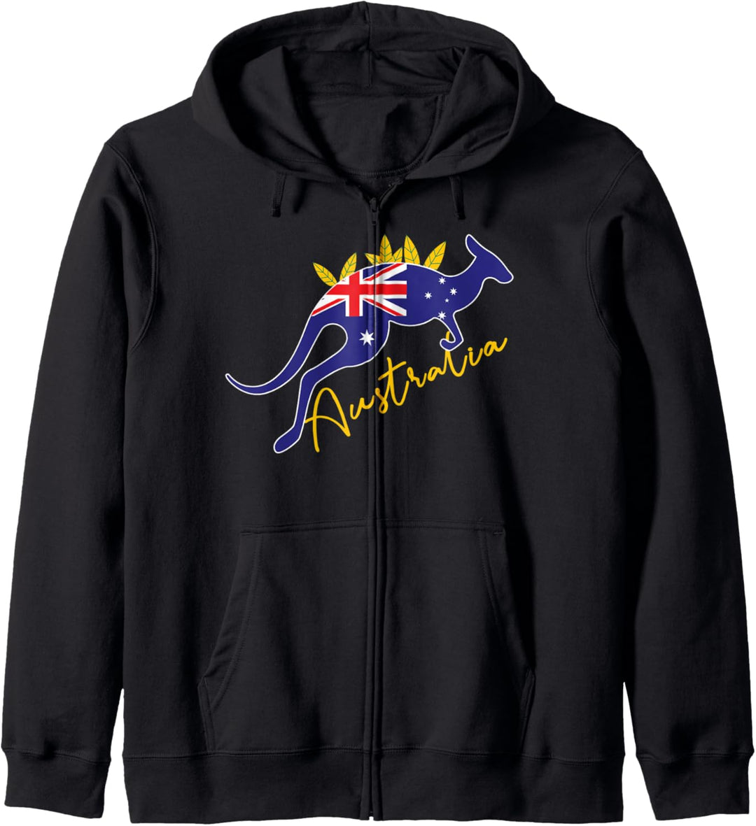 Australien Flagge Känguru Australian Pride Souvenir Home Kapuzenjacke