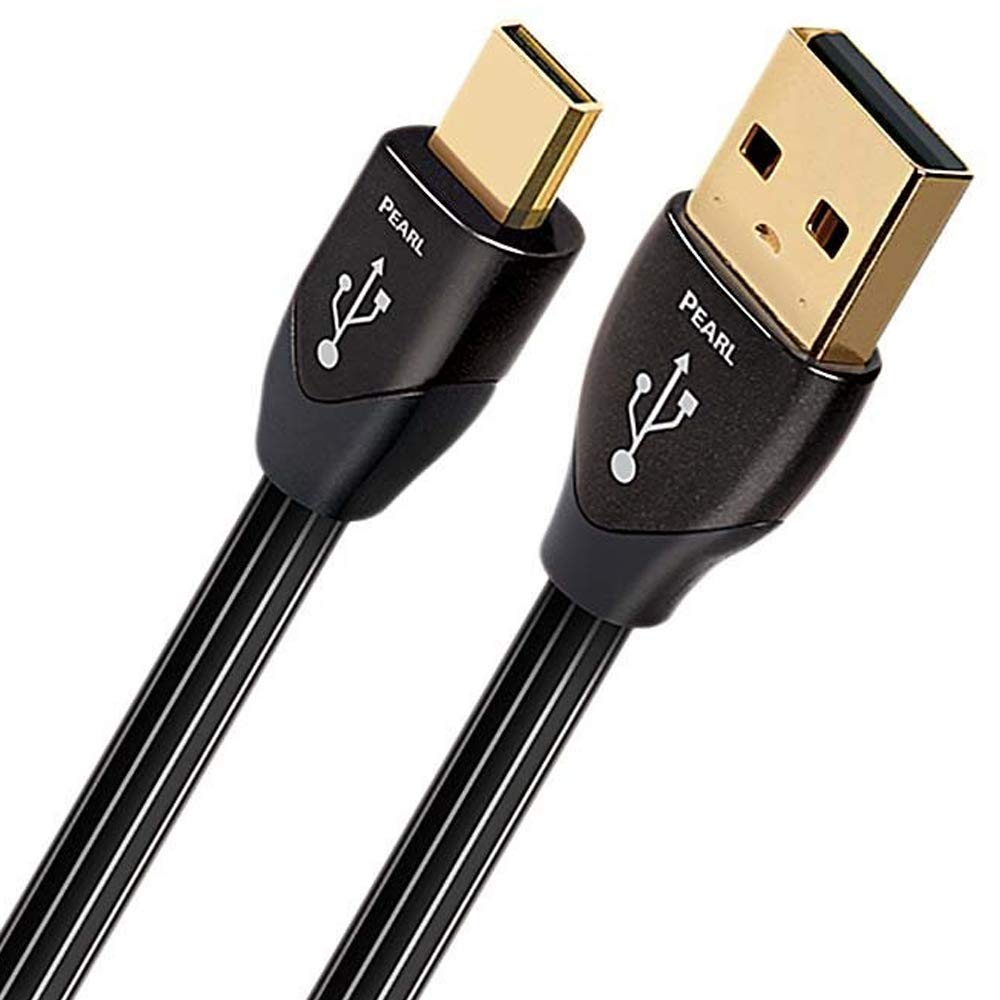 AudioQuest Pearl USB Micro-Kabel USB A Micro, USB B Kabel, 1,5m schwarz - USB-Micro-Datenkabel (1,5