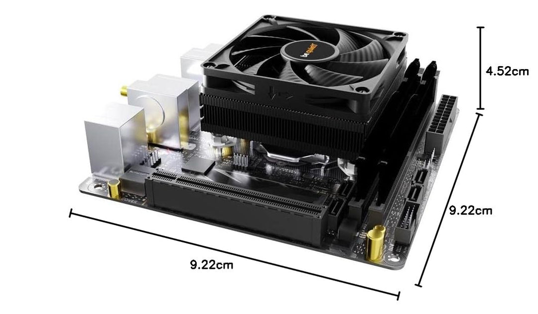 be quiet! Pure Rock LP, CPU Kühler, 100W TDP, be quiet! 92mm PWM-Lüfter, 3 Heatpipes, platzsparendes