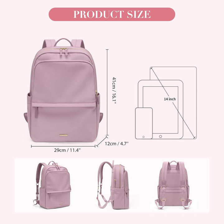 GOLF SUPAGS Laptop Rucksack für Damen Casual Daypack für Arbeit Reisen College Schulrucksack Handtas