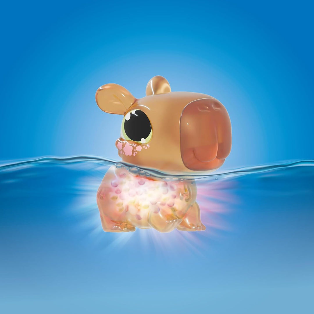Animagic Let's Glo Capybara - SPA TIME, Spielzeug ab 4 Jahren, sensorisches Kinderspielzeug mit Aqua