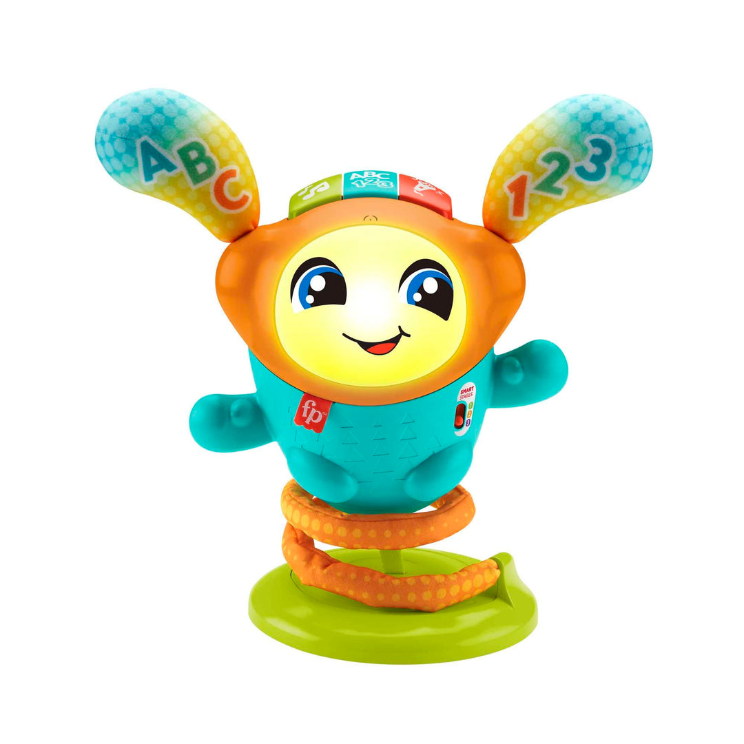 Fisher-Price HJP92 DJ Bouncin’ Beats Spielzeug, Multi, 16.9 x 29.6 x 33 Centimeters Englisch, Englis