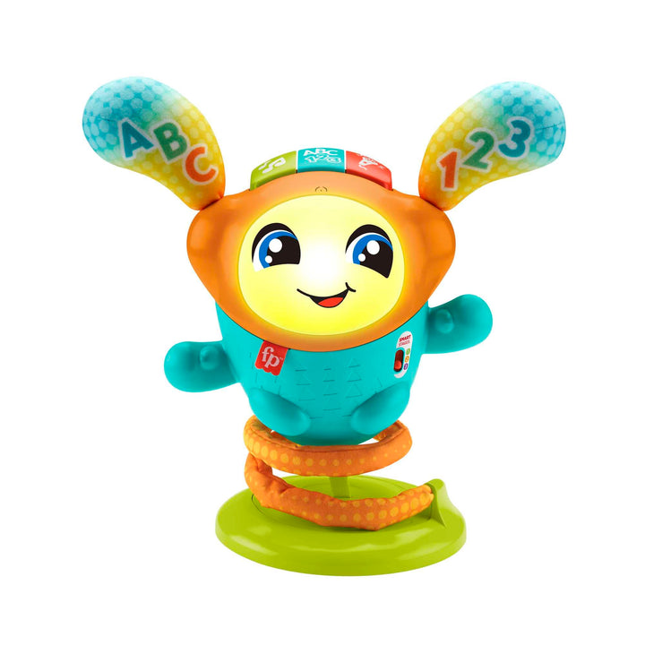 Fisher-Price HJP92 DJ Bouncin’ Beats Spielzeug, Multi, 16.9 x 29.6 x 33 Centimeters Englisch, Englis