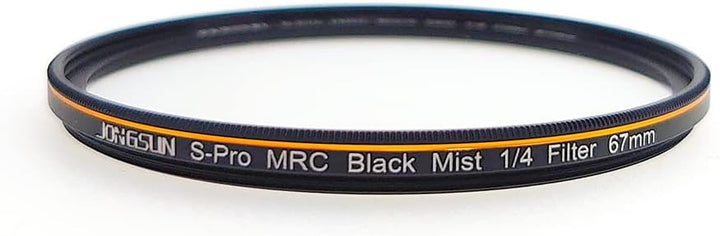 JONGSUN S-Pro MRC Black Mist 1/4 Filter 67mm, Schwarzer Soft Pastell Traum Film Spezialeffekte Filte