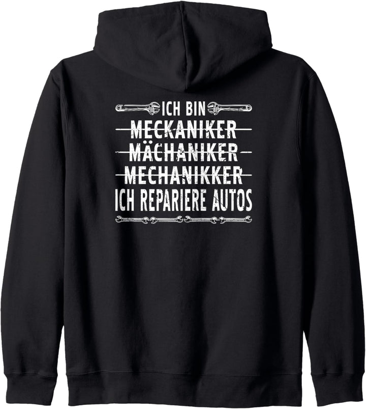 Ich Bin Mechaniker Repariere Autos Lustiges Auto Schrauber Kapuzenjacke