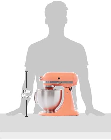 KitchenAid ARTISAN 4,8 L Küchenmaschine mit kippbarem Motorkopf 5KSM185PS (Koralle) Coral, Coral