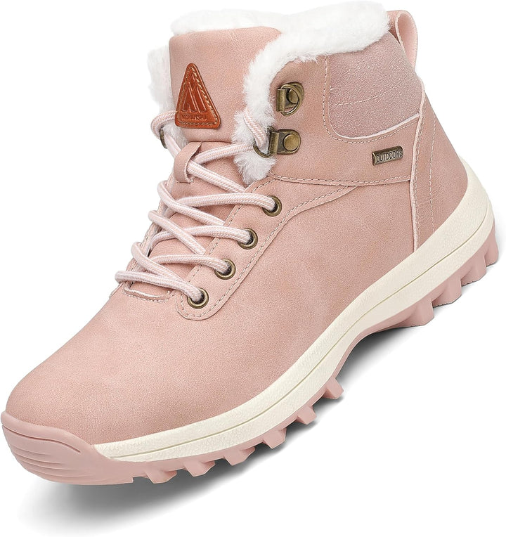 Mishansha Damen Herren Winterschuhe Warm Gefüttert Winterstiefel Wasserdicht Trekking Wanderschuhe G