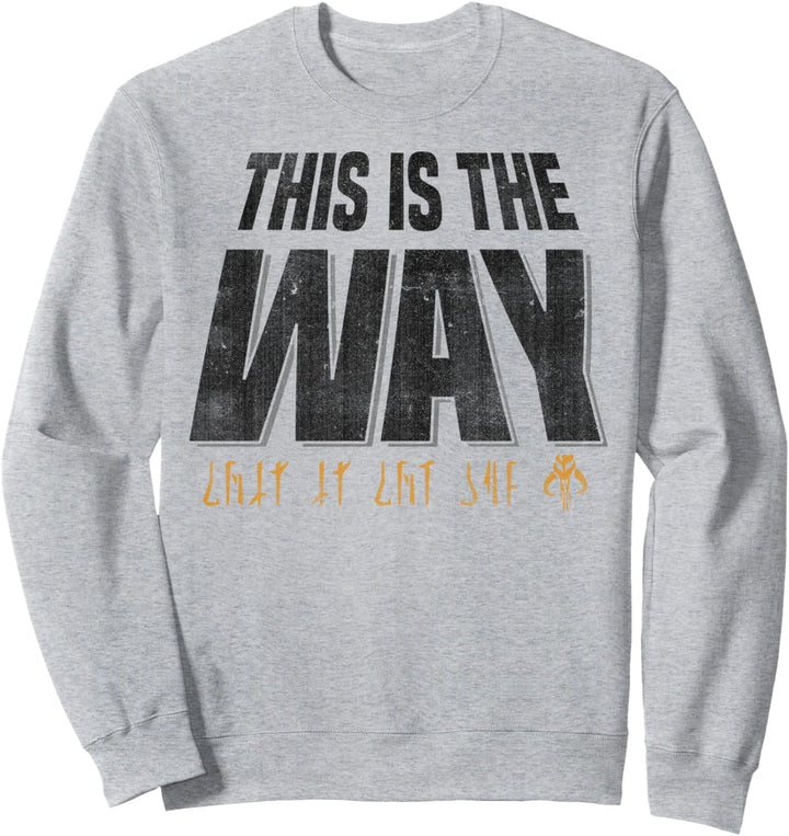 Star Wars Mandalorian This Is The Way Gold Mando'a Sweatshirt