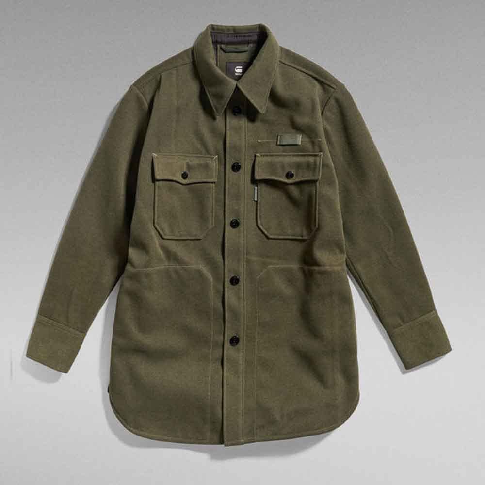 G-STAR Damen Boyfriend Overshirts, L Gr&#xFC;n (Lt Hunter D22178-d200-8165)