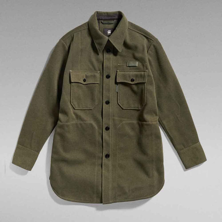 G-STAR Damen Boyfriend Overshirts, L Gr&#xFC;n (Lt Hunter D22178-d200-8165)
