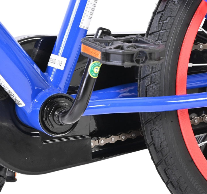 Volare Kinderfahrrad | 3–5 Jahre | Doppelte Handbremse, abnehmbare Stützräder, Pedalreflektoren & Tr