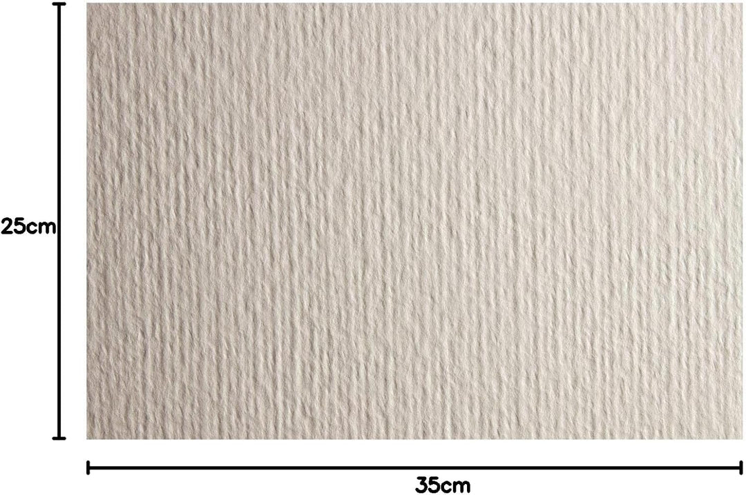 Fabriano 40002535 Acrylmalpapier, Baumwolle, weiss, 25 x 35 x 0.5 cm, 25 x 35 x 0.5 cm
