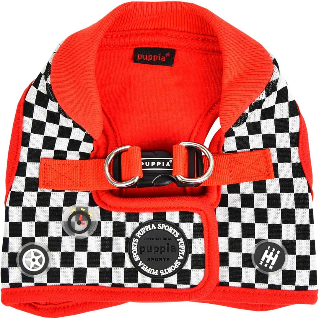 Puppia Racer Harness B Rot M Hundegeschirr - 70 g, PATD-HB1767-RD-M, Rot M