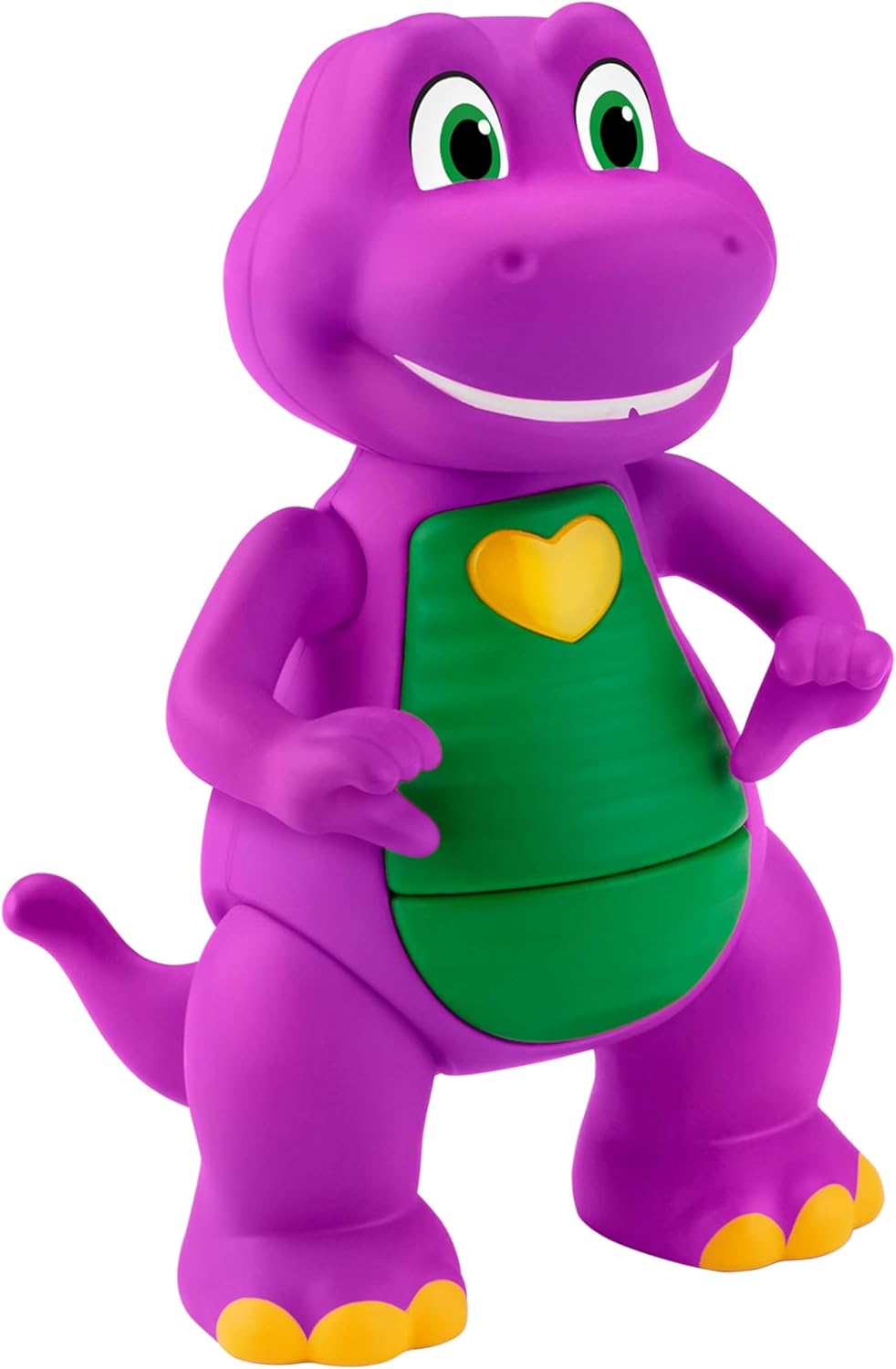 Barneys Welt Musikspielzeug Herz-Hand-Barney-Figur, 14,5 cm gross mit Lichtern für Kindergartenkinde