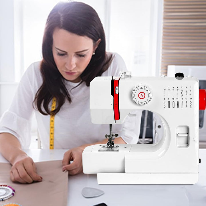LetCart 725 Nähmaschine Pro mit 14 Programmen, Elektronische Nähmaschine für Anfänger Kinder, Basic