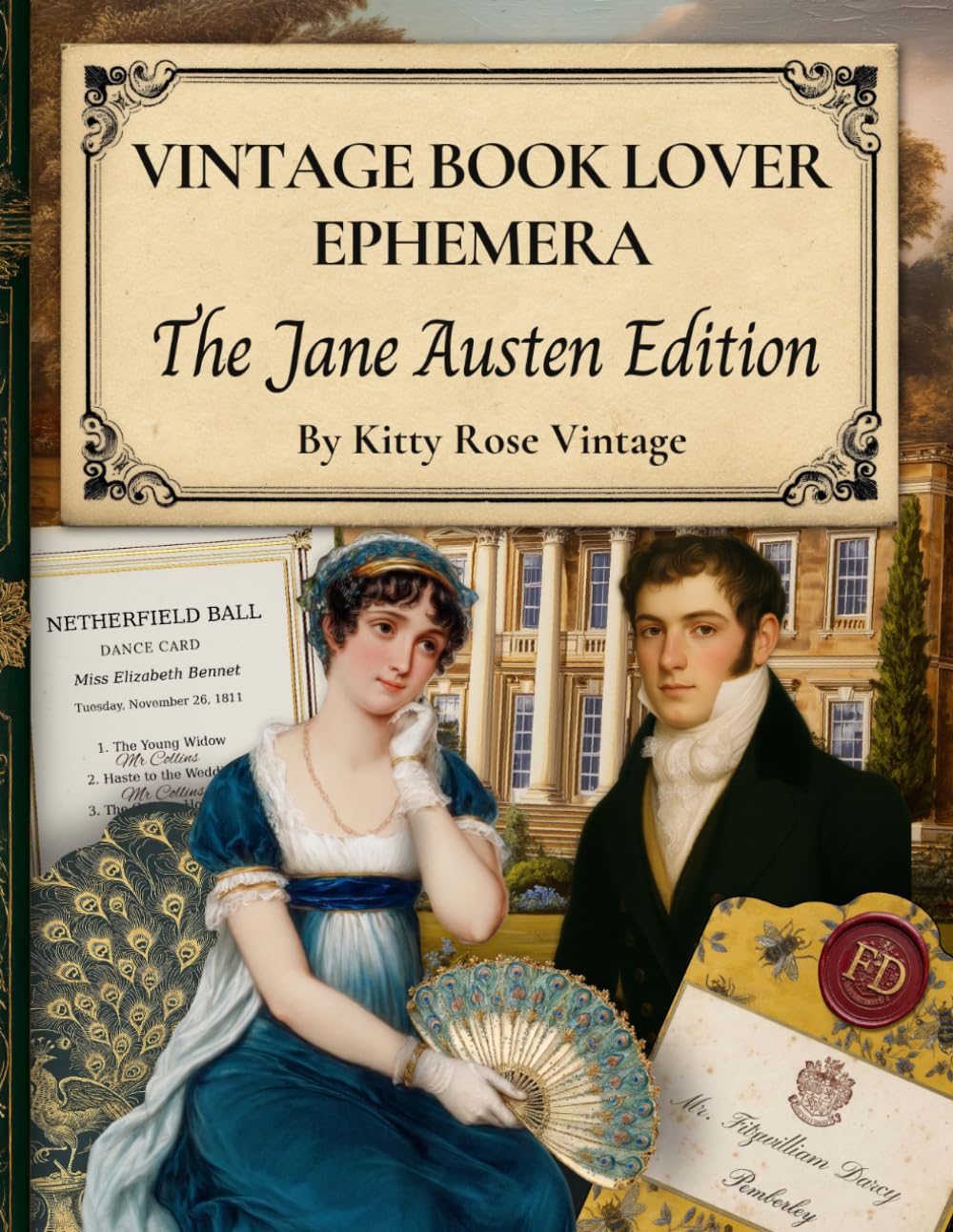 Vintage Book Lover Ephemera — The Jane Austen Edition: Regency-Era Literary Quotes & Illustrations t