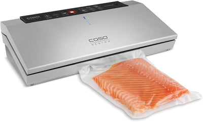 CASO 1386 GourmetVAC 380 - Vakuumierer - doppelte Schweissnaht - Kolbenpumpe (15L/min) und kraftvoll