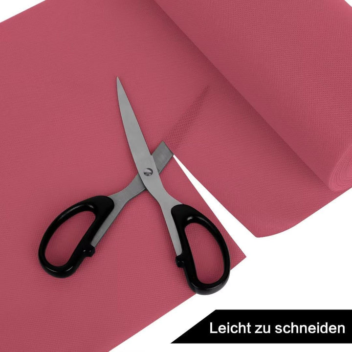 Tischdeckenrolle, 1.18 × 25M, Rotwein, Einweg Vlies Stoffähnlich Tischdecke Rolle, Meterware Tischtu