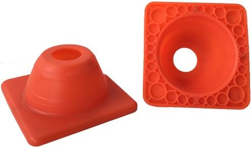 Pylon 4 Stück Set - ES-Team UVLKM101.4 - Fahrschul Pylonen, Fahrtraining, Motorrad nur ca. 5 cm Hoch