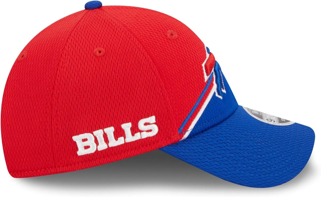 New Era NFL Sideline 9Forty Cap verstellbar Snapback Kappe American Football 2023/2024 #7-Bills-Red-