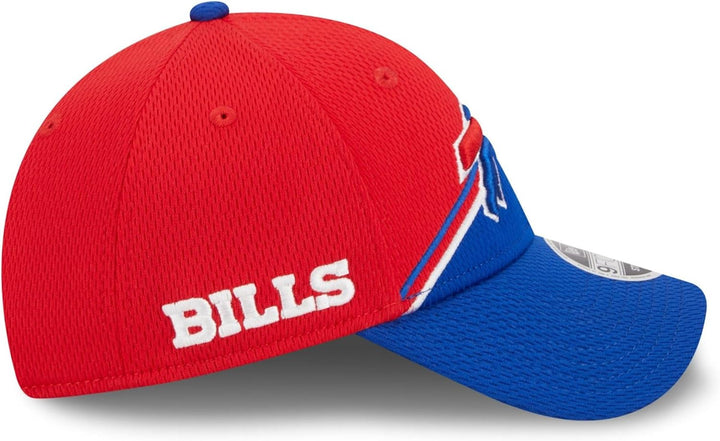 New Era NFL Sideline 9Forty Cap verstellbar Snapback Kappe American Football 2023/2024 #7-Bills-Red-