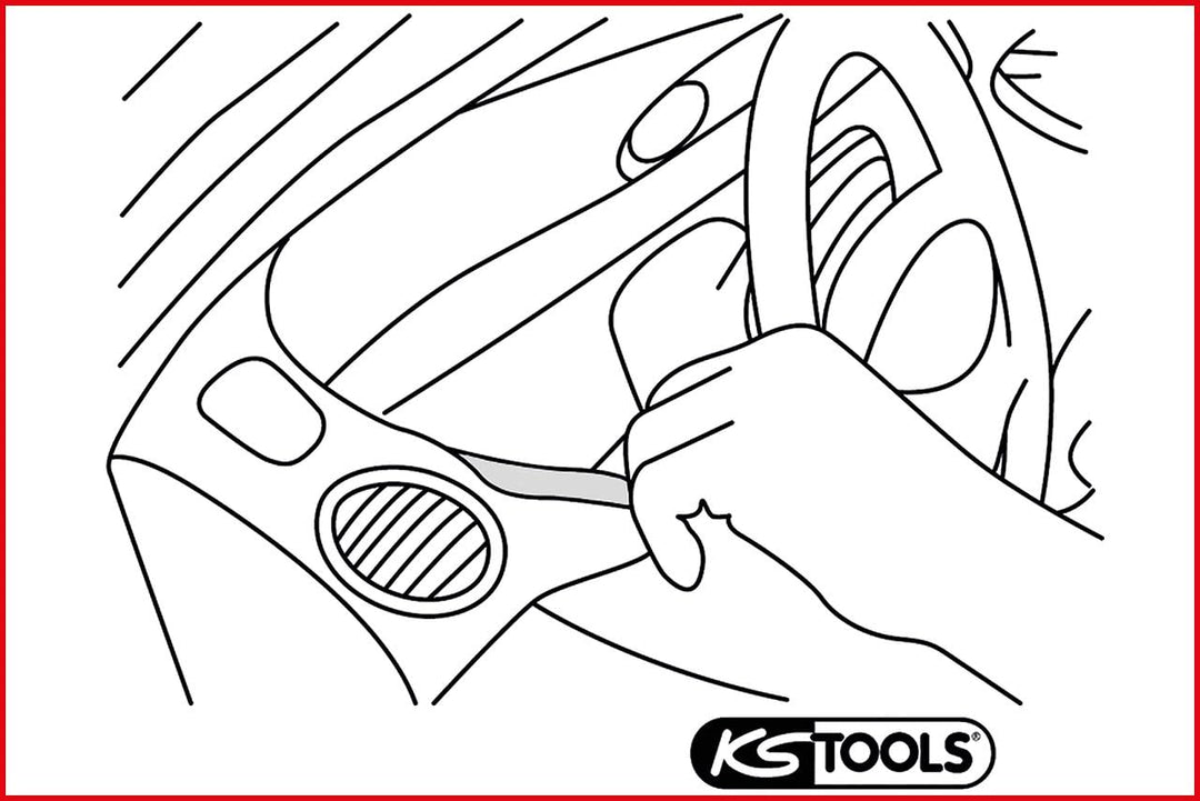 KS Tools 911.8120 Kunststoffkeil-Satz, 5-tlg.