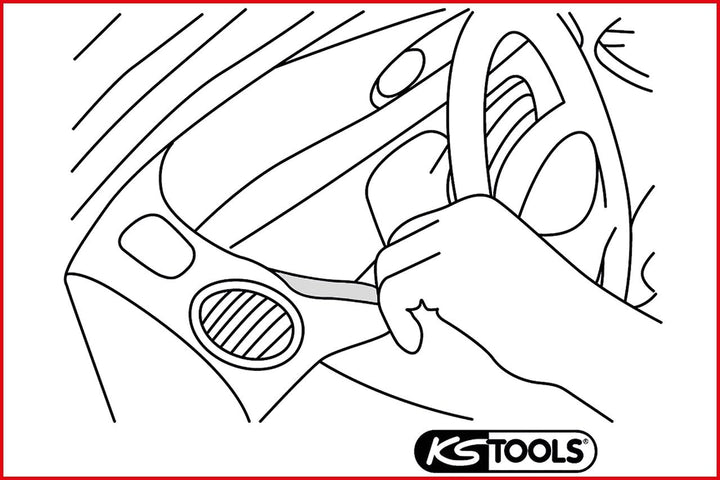 KS Tools 911.8120 Kunststoffkeil-Satz, 5-tlg.
