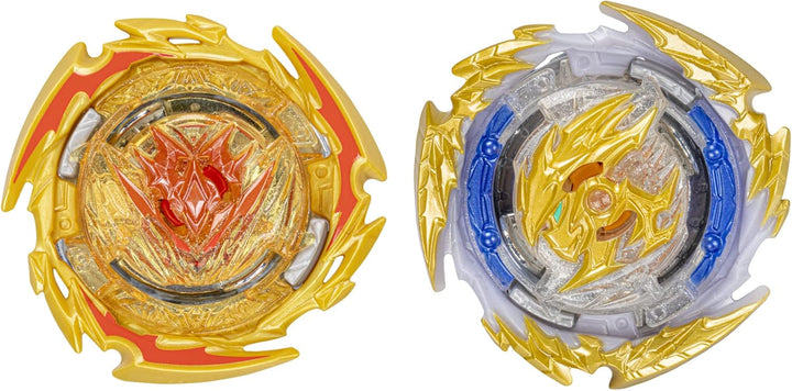 Beyblade Burst QuadDrive Destruction Belfyre B7 and Decay Perseus P7 Spinning Top Dual Pack – 2 Kamp