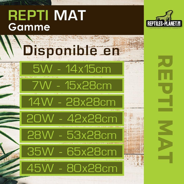 Reptiles Planet Heizmatte für Reptile matt 35 W 65 x 28 cm 65 x 28 cm (1er Pack), 65 x 28 cm (1er Pa