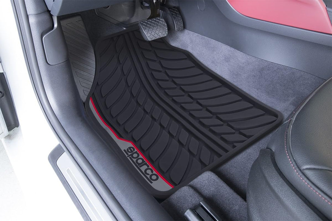 Sparco SPCF507RD Fussmatte F507 INTL ROT PVC F507 PVC ROT, PVC F507 PVC ROT