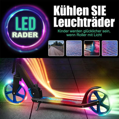 200mm Scooter Rollen - 2 Stück 200mm City Scooter Ersatzräder räder mit ABEC9 Kugellager - Cityrolle