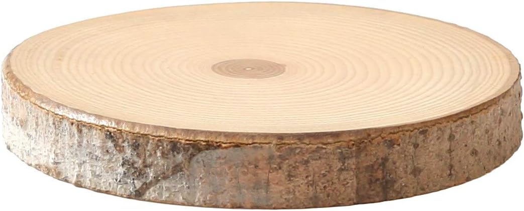 Rindenbrett lackiert rund - Rindenscheibe Baumscheibe Wurstbrett Käsebrett, Brettgrösse:ca. 23-26 cm