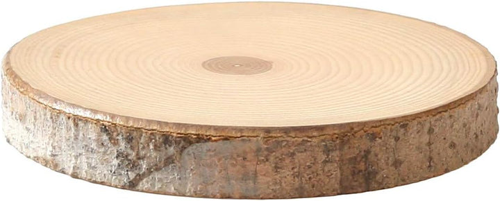 Rindenbrett lackiert rund - Rindenscheibe Baumscheibe Wurstbrett Käsebrett, Brettgrösse:ca. 23-26 cm