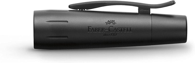 Faber-Castell 148625 - Tintenroller e-motion Pure Black,1 Stück Tintenroller schwarz, Tintenroller s