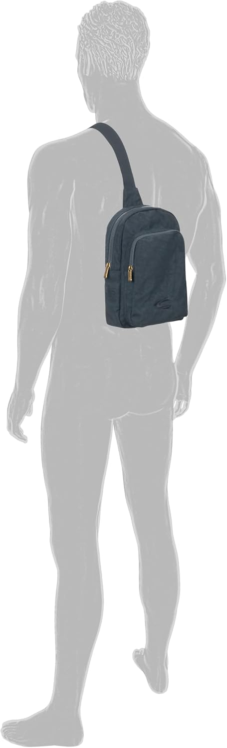 camel active Journey Herren Handtasche Sling Bag Rucksack, 5 L, Dark Blue