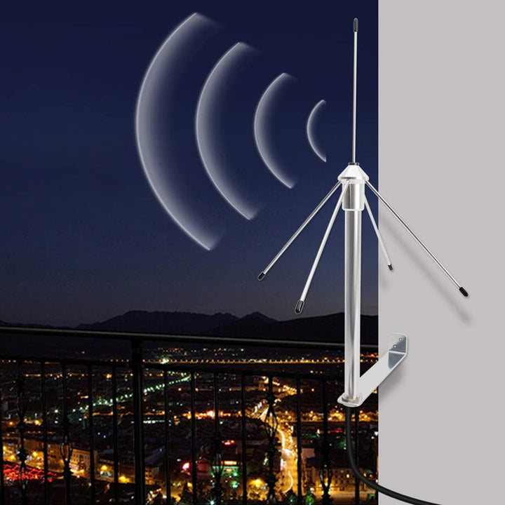 HYS 433Mhz 3dbi Omni-Antenne 50 Ohm GSM-Antenne mit 3M (9,8 Fuss) RG58-Koaxialkabel SMA Male Stecker