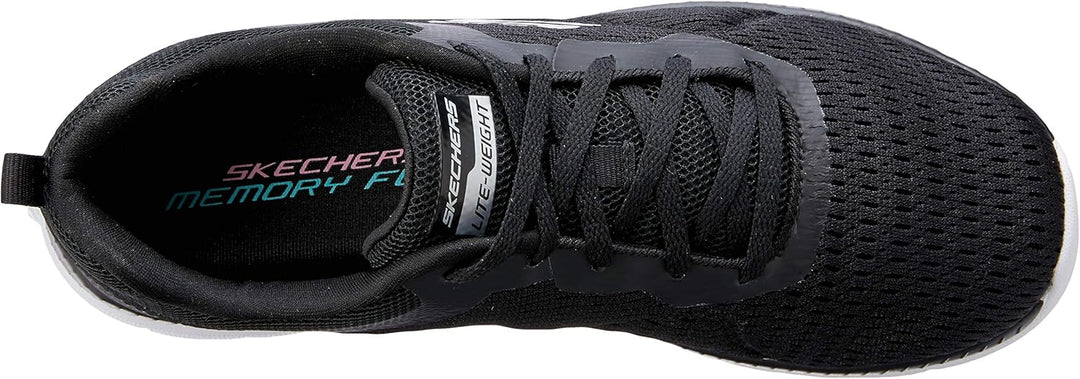 Skechers Damen 12607 Sneaker 35 EU Schwarz, 35 EU Schwarz