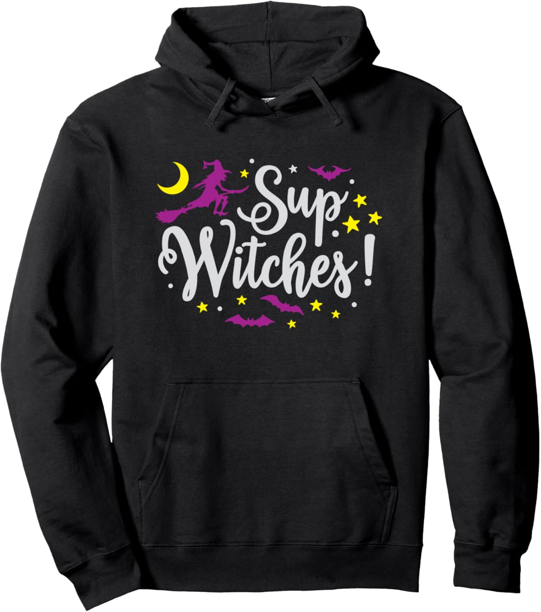Lustige Halloween Sup Hexen Witchy Wiccan Hexerei Frauen Pullover Hoodie