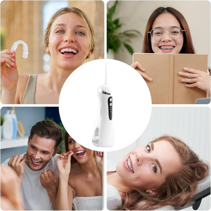 Wasserzahnseide 200 ml wiederaufladbarer Mundduschen Reiniger