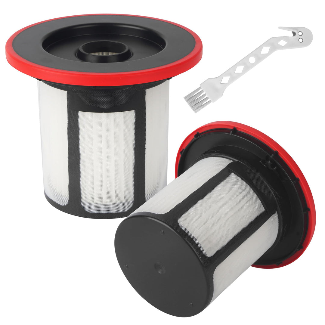 2 Stück Filter für Bosch Unlimited 6 Series mit Filterhalter und Bürste Staubsauger Zubehör Ersatzte