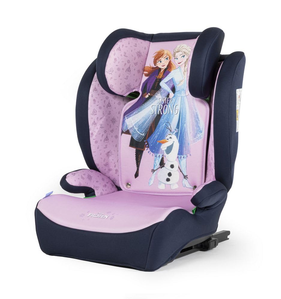 Disney Frozen Autositz mit ISOFIX-Befestigung für die Sicherheit von Mädchen mit einer Körpergrösse
